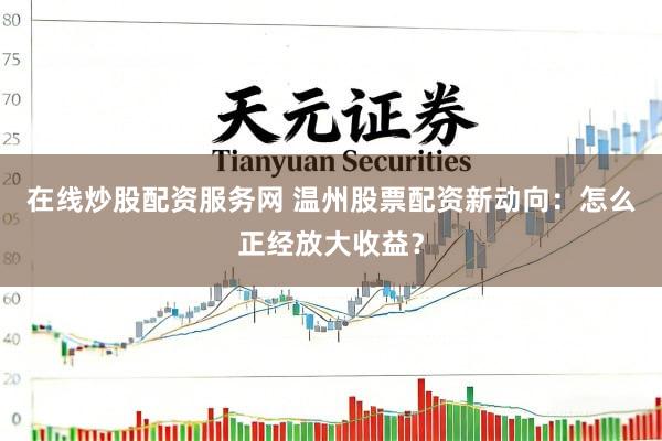 在线炒股配资服务网 温州股票配资新动向:怎么正经放大收益?